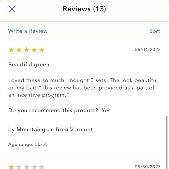 Anthropologie Eva Hopnail Wine Glasses NWT - Picture 6 of 11